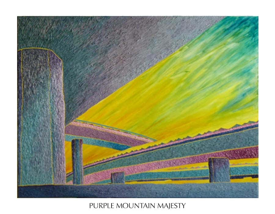 "Purple Mountain Majesty" Painting by Nancy R. Wise
